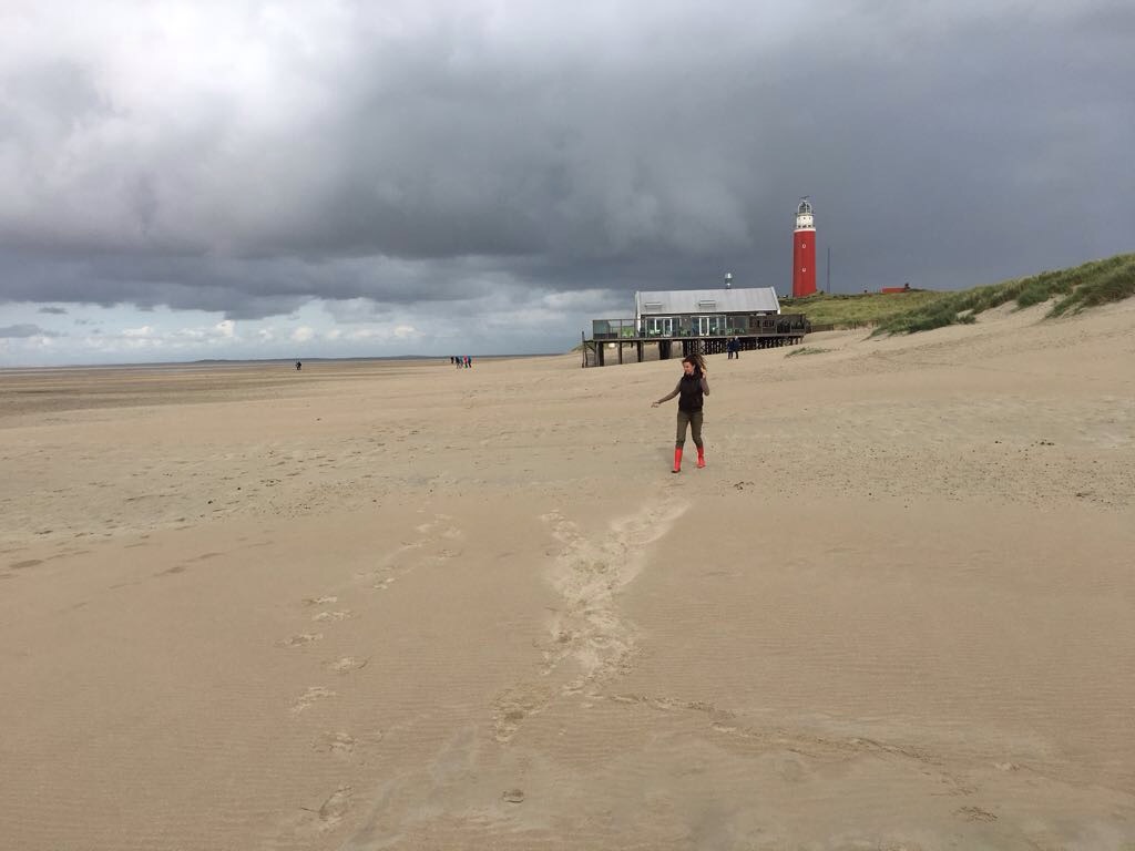Leuchtturms Eierland im Norden von Texel